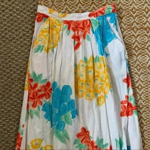 Vintage cotton high waisted skirt